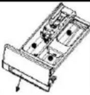 CANDY GD 411BL10-S - Touche de fonction - 6