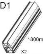NeoMounts NMPRO-S1 - Parts list (NMPRO-S22) - 1