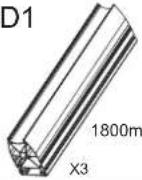 NeoMounts NMPRO-S1 - Parts list (NMPRO-S32) - 1