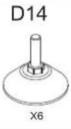 NeoMounts NMPRO-S1 - Parts list (NMPRO-M32) - 14