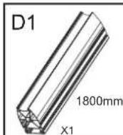 NeoMounts NMPRO-S1 - Parts list (NMPRO-S12) - 1