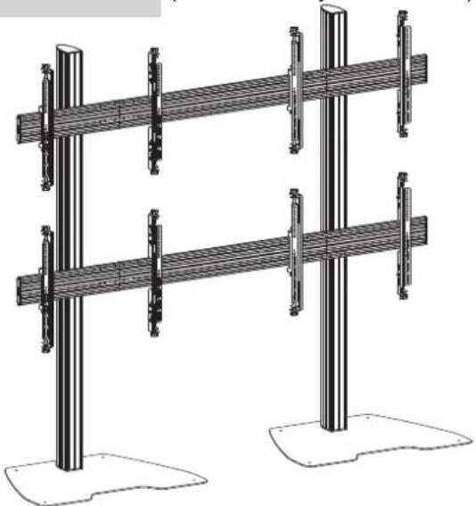 NeoMounts NMPRO-S1 - Section(2) With Floor Plate - 4