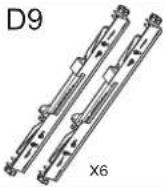 NeoMounts NMPRO-S1 - Parts list (NMPRO-M32) - 9