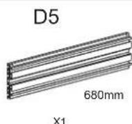 NeoMounts NMPRO-S1 - Parts list (NMPRO-S1) - 5