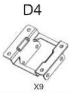 NeoMounts NMPRO-S1 - Parts list (NMPRO-M33) - 8