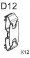 NeoMounts NMPRO-S1 - Parts list (NMPRO-M32) - 12