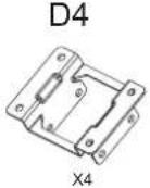 NeoMounts NMPRO-S1 - Parts list (NMPRO-M22) - 4