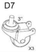NeoMounts NMPRO-S1 - Parts list (NMPRO-M33) - 11