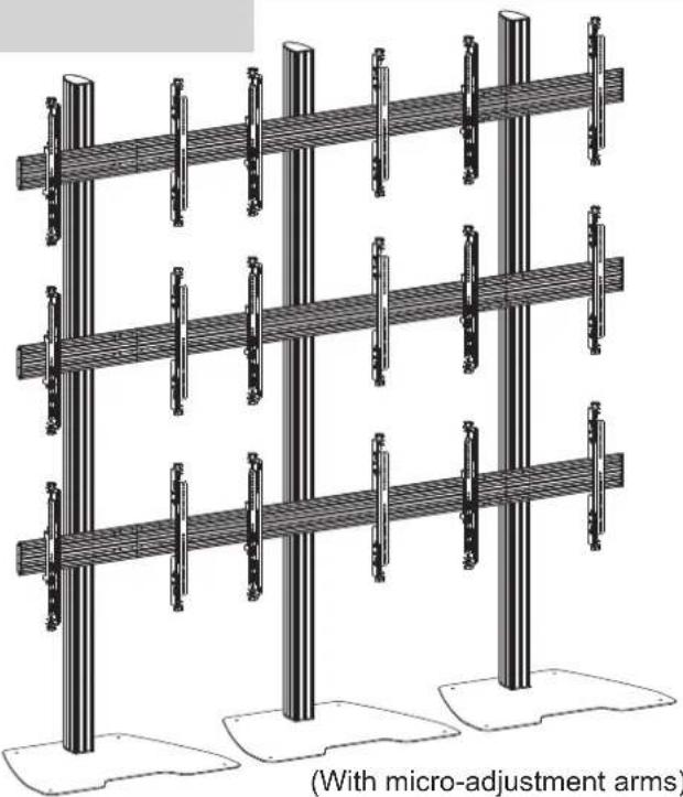 NeoMounts NMPRO-S1 - Section(2) With Floor Plate - 6