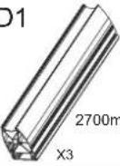 NeoMounts NMPRO-S1 - Parts list (NMPRO-M33) - 5