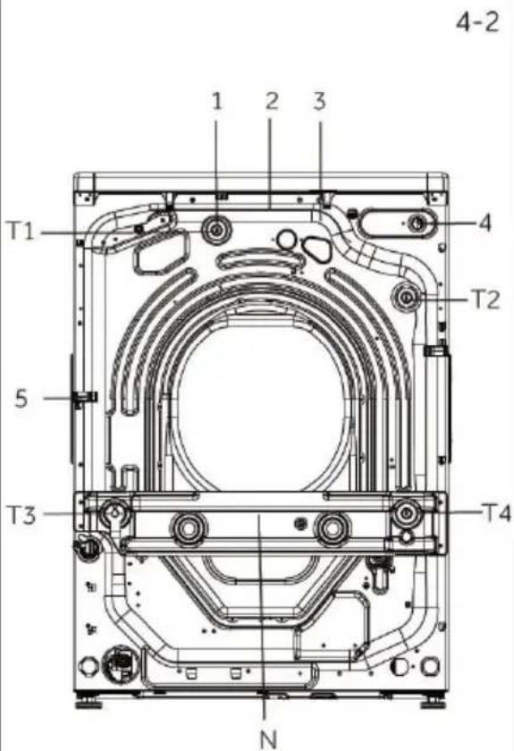 4-2 1 2 3 T1 4 T2 5 T3 T4 N