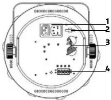 AFX MUSHROOM-2.0 - EINSTELLUNG DER DMX ADRESSE - 2