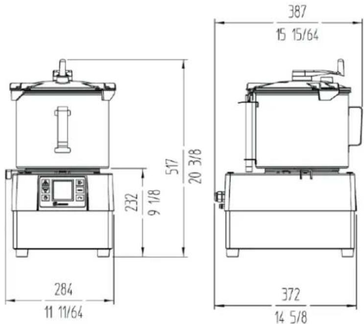 Sammic KE-8V - CK-38V / CK-48V / KE-8V - 1
