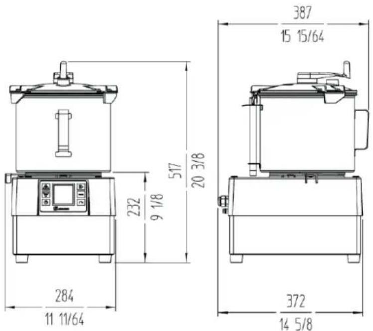 Sammic CK-35V - CK-38V / CK-48V / KE-8V - 1