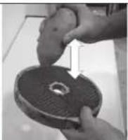 Sammic CK-38V - Limpieza de accesorio "Cortadora Hortalizas" CK-35V/38V, CK45V/48V y CA-3V/4V: - 1