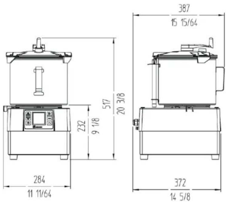 Sammic CA-4V - CK-35V/-38V i CA-3V - 4