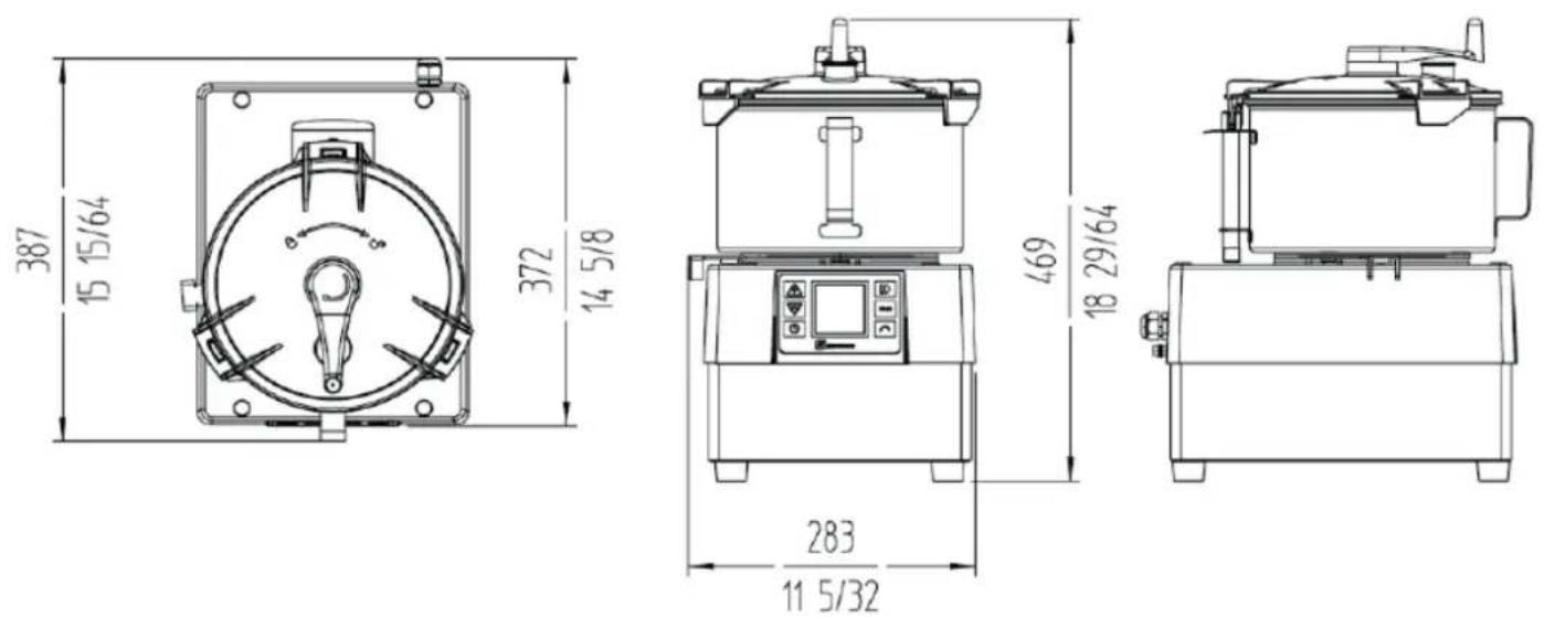 Sammic CA-4V - CK-35V/-38V i CA-3V - 3
