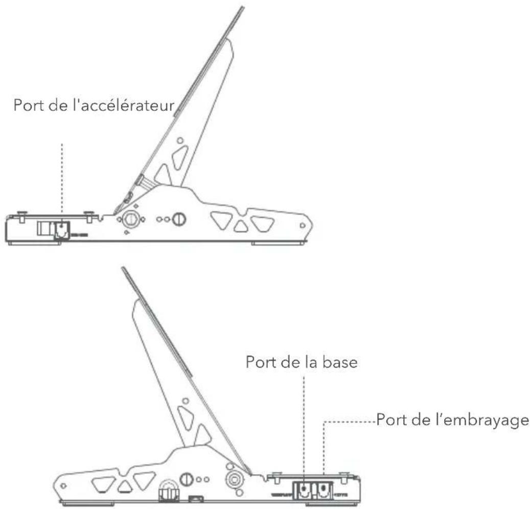Moza R3 - Guide d'installation des pédales - 1