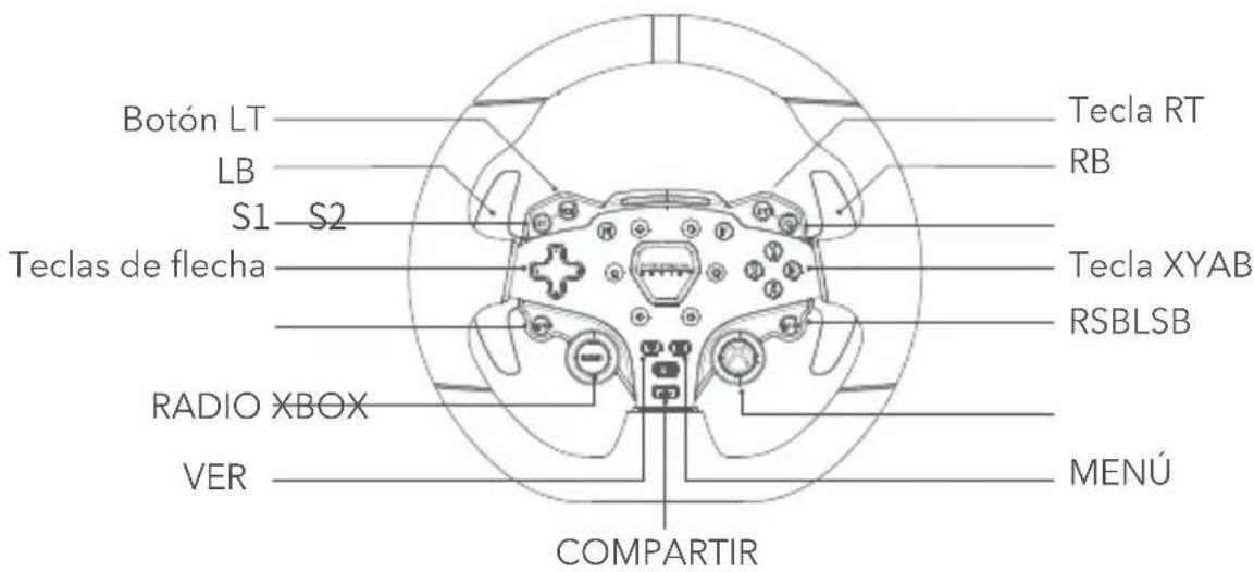 Moza R3 - Botones de la consola Xbox - 1
