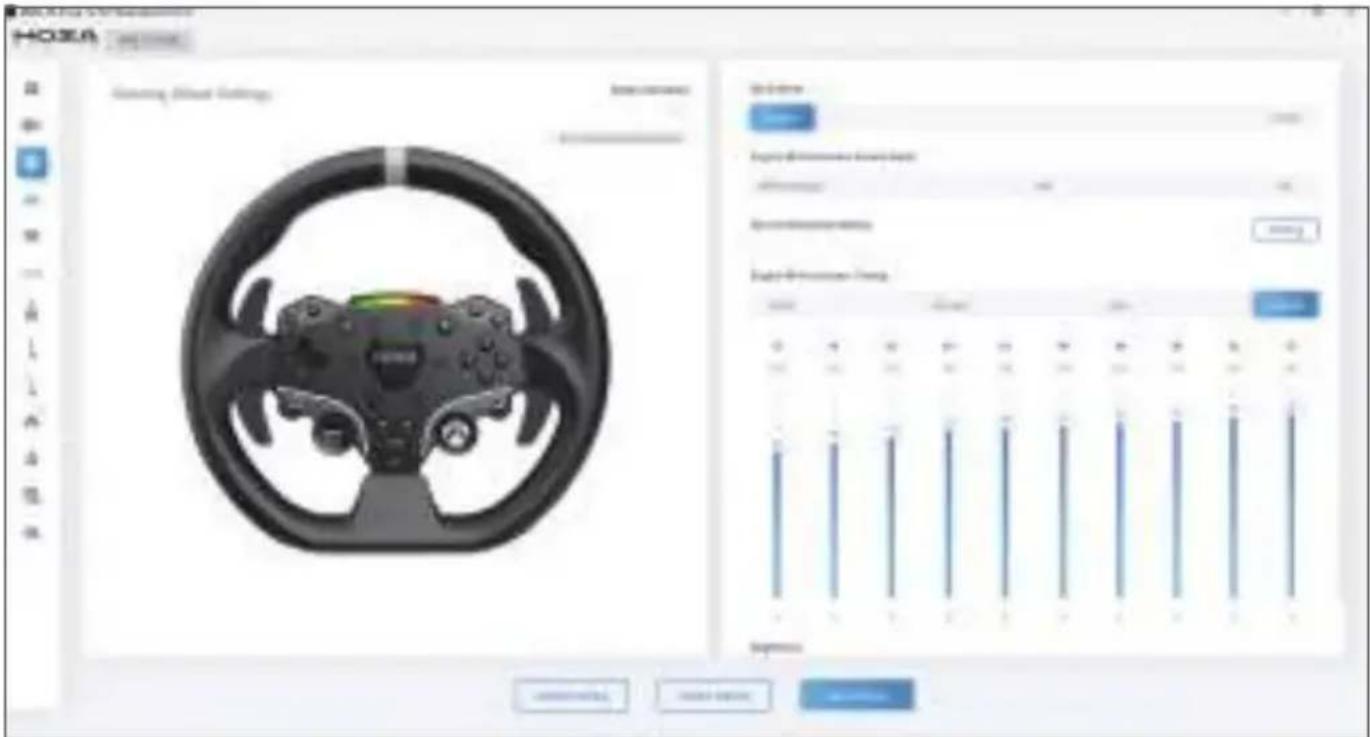 Moza R3 - Configuration du volant - 1