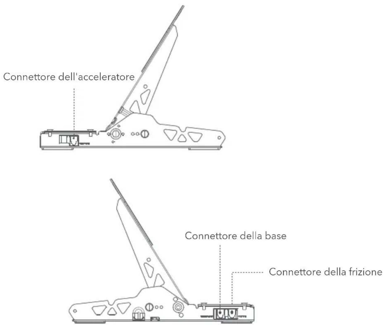Moza R3 - Procedura di installazione dei pedali - 1