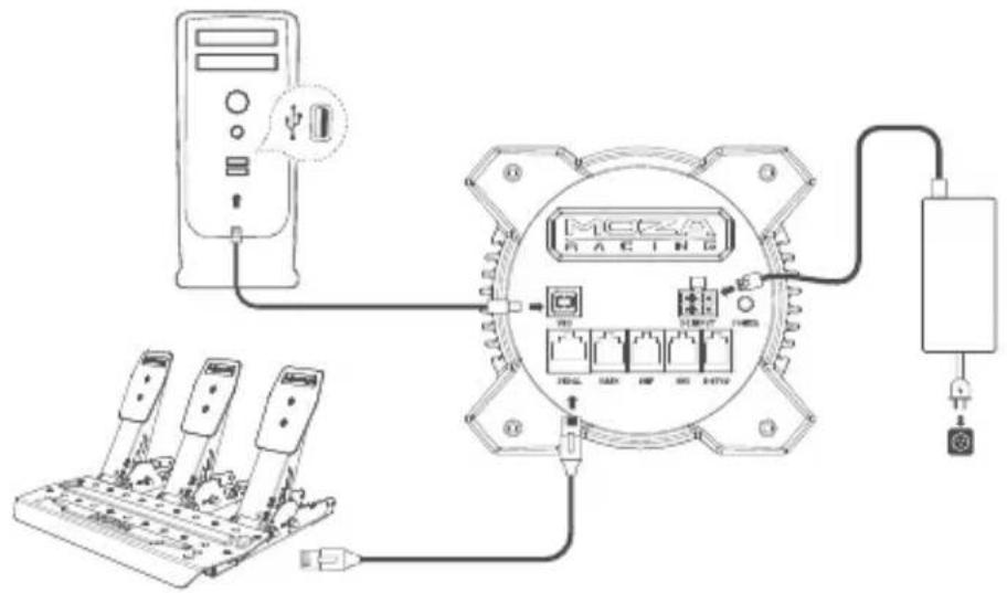 Moza R3 - Dimensions de la base - 7