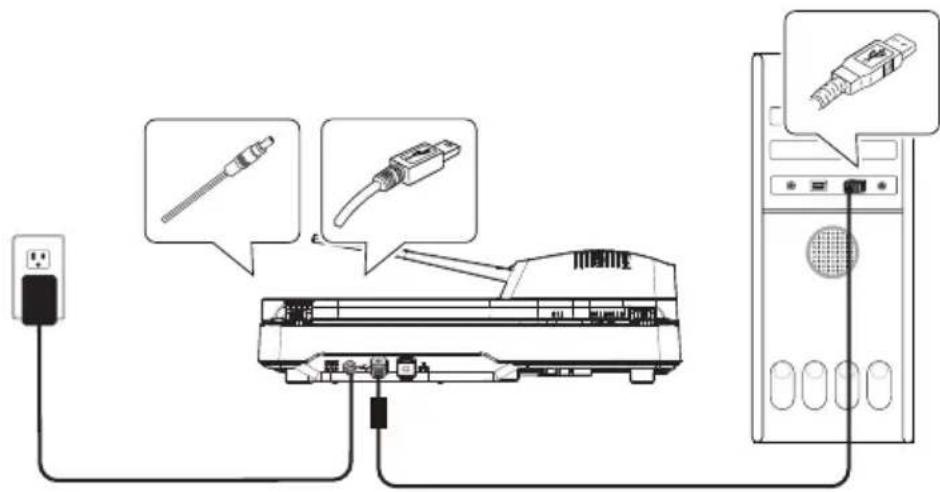 AVISION AD136WN - 連接電源 - 3