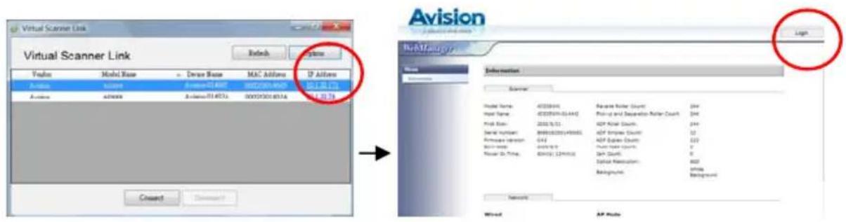 AVISION AD136WN - 如何更改掃描器的 IP 位址及裝置名稱 - 2