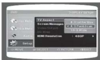 SAMSUNG MM-DG36 - Configuration du type de l'écran du téléviseur - 6