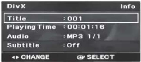 SAMSUNG MM-DG36 - Accéder à un titre - 2