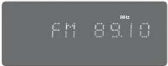 SAMSUNG MM-DG36 - Exemple : Préréglage de la station FM 89.10 en mémoire - 2