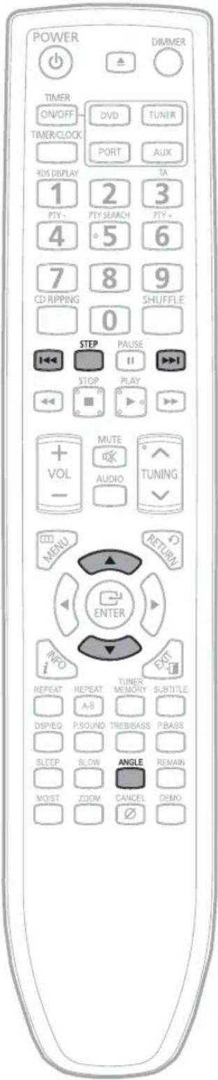 SAMSUNG MM-DG36 - Lecture image par image Appuyez sur la touche STEP. - 3