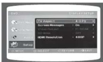 SAMSUNG MM-DG36 - Configuration du type de l'écran du téléviseur - 3