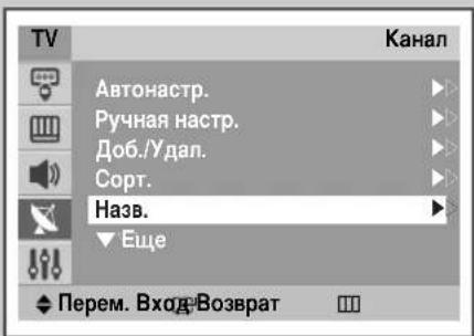 SAMSUNG CS29M30SPQ - Задание названий каналов - 1