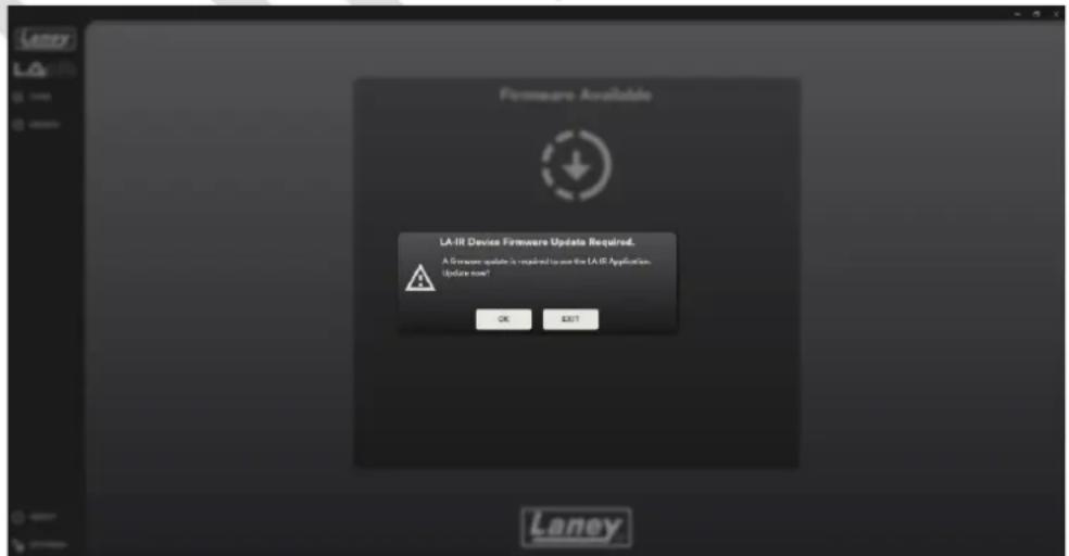 Laney LFR-412 - Mise à jour du micrologiciel - 1