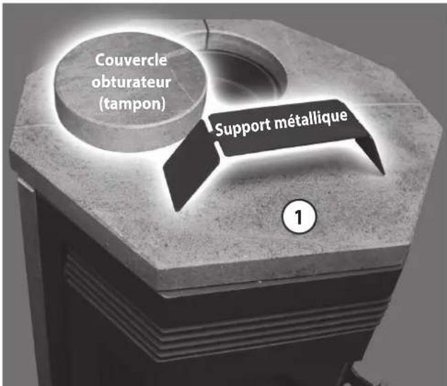 ORANIER Corso 2.0 - Support métallique couvercle obturateur (tampon) - 1