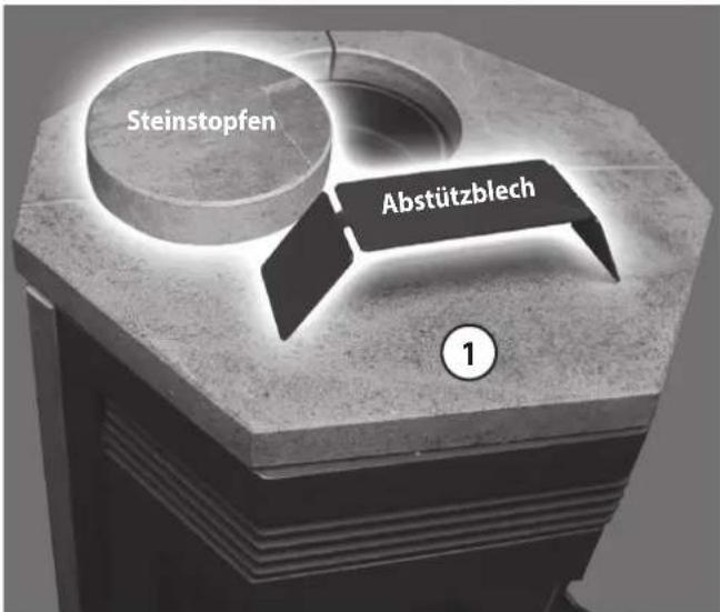 ORANIER Corso 2.0 - Abstützblech Steinstopfen - 1