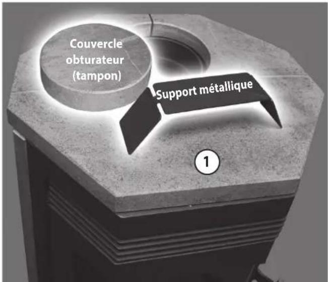 ORANIER Corso W+ 2.0 - Support métallique couvercle obturateur (tampon) - 1