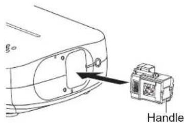 Anthem LTX 500v - Install the new lamp unit - 1