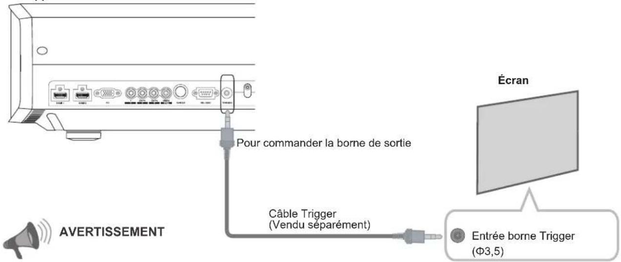 Anthem LTX 500v - Raccordement par un câble Trigger - 1