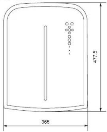 Anthem LTX 500v - Dimensions - 1