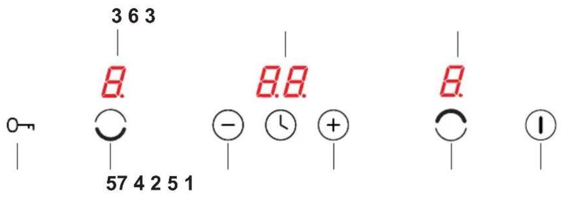 Häfele CIT12X3a - Bedieningspaneel - 1