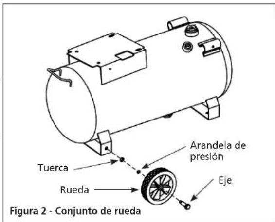 Campbell Hausfeld DC200000 - Ensamblaje De La Rueda (Figura 2) - 2