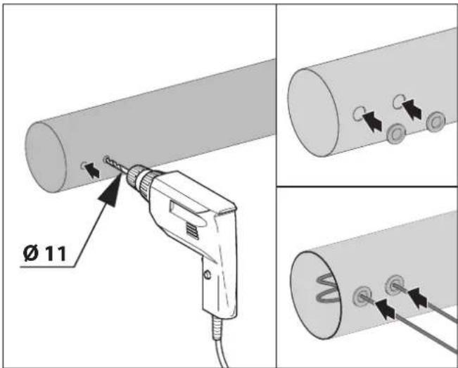 BERBEL BMK-F 125 - Gerät von innen anschließen – Variante BMK-F oder BMK-Z - 1