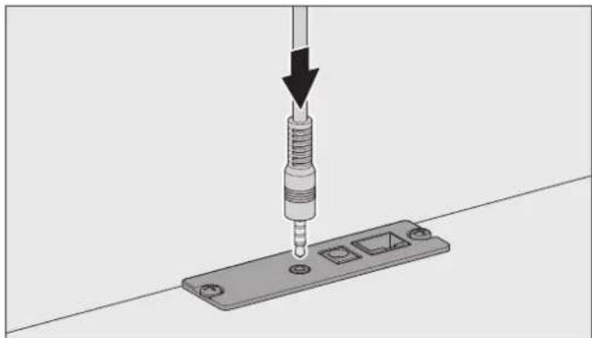 BERBEL BMK-F 125 - Collegamento dell'apparecchio dall'interno - variante BMK-F o BMK-Z - 3