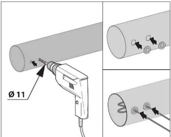 BERBEL BMK-F 125 - Collegamento dell'apparecchio dall'interno - variante BMK-L - 1