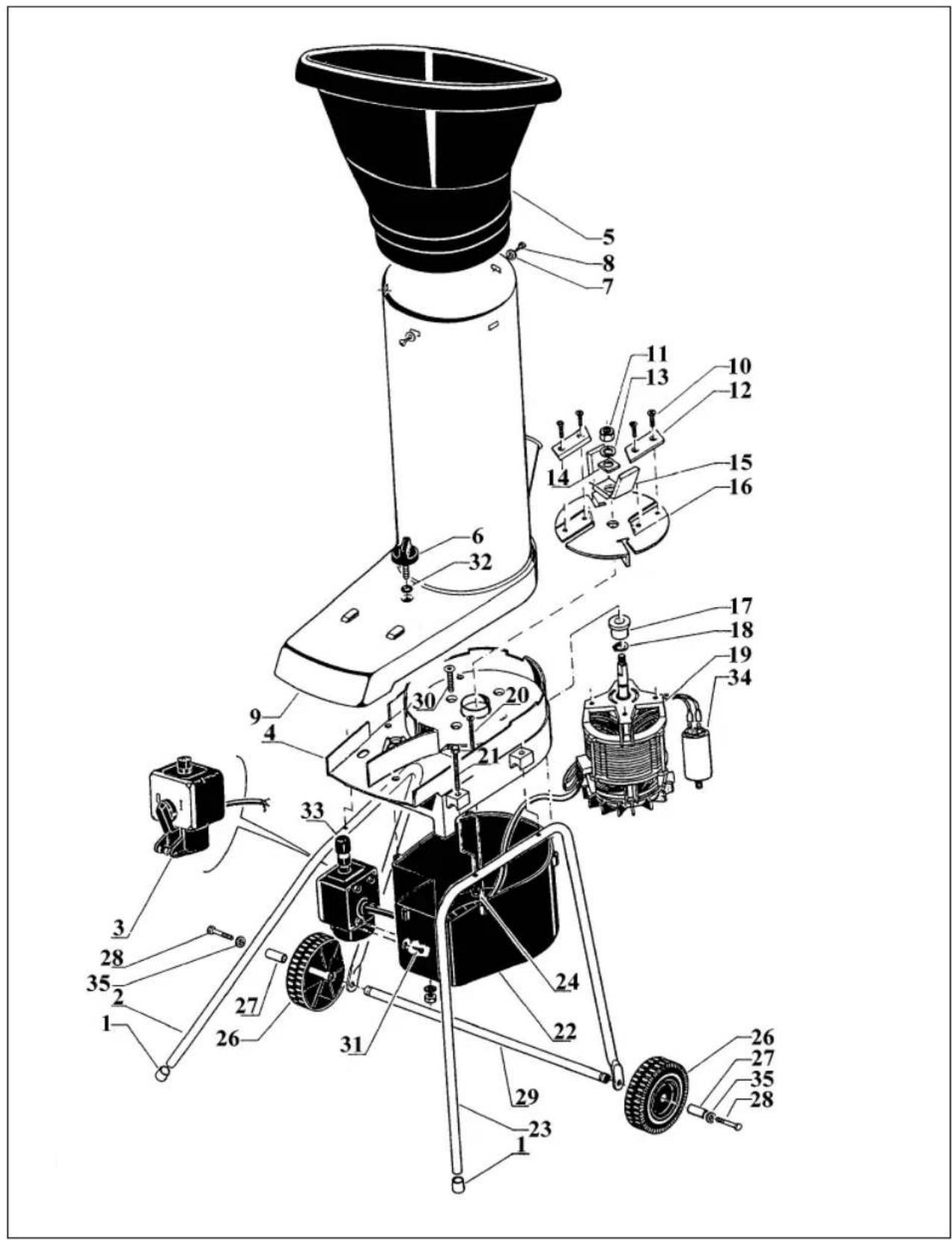 EINHELL ECH 1700-F - Warning symbols - 4