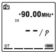 40 <90.00MHz* DX -- / p ST