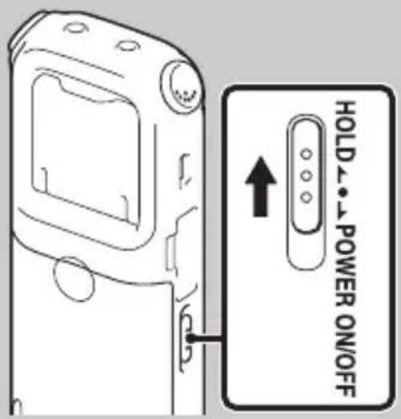 HOLD POWER ON/OFF