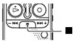 SONY ICD-AX412FS - Press ■ (stop). - 1